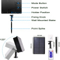 Cadena LED solar al aire libre